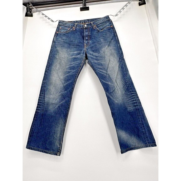 Vintage Levi’s 501 Blue Jeans Button Fly Size 34x29 - Picture 6 of 11